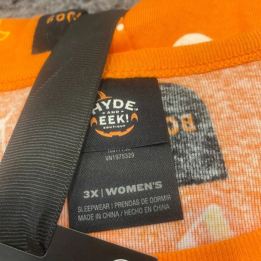 Women's Orange Halloween Pajama Set by Hyde & Eek!
